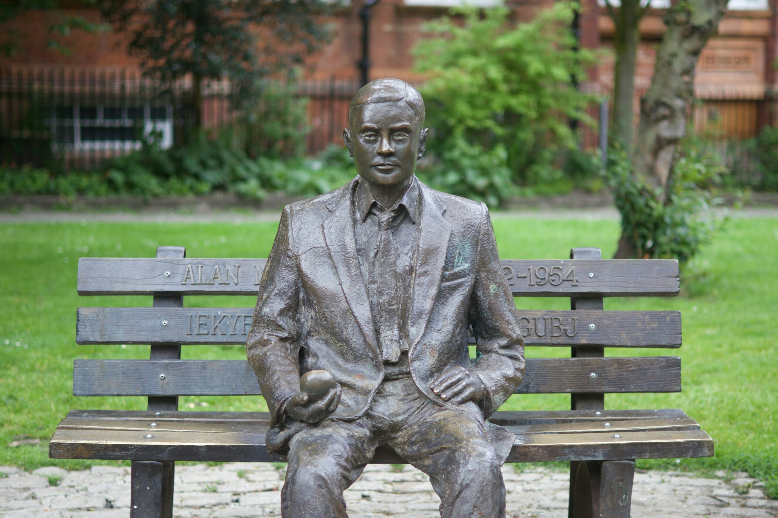 Statue of Alan Turin Statue of Alan Turin